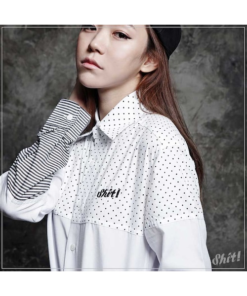 ROMANTIC CROWN（ロマンティッククラウン）の「SHIT! LONG SHIRT（その他・メンズ・STRIPE・S/M/L/XL）」の7枚目の写真