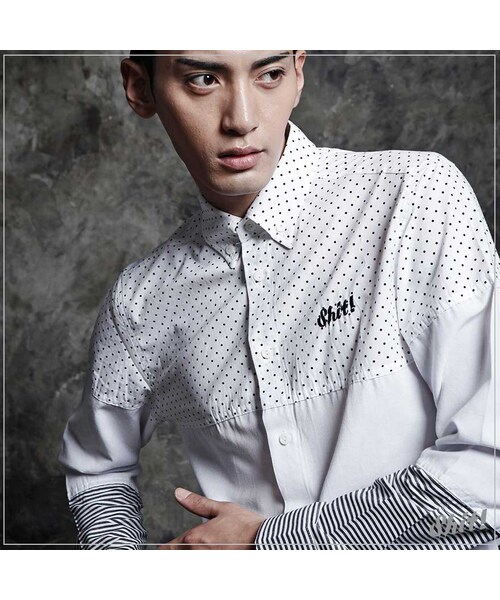 ROMANTIC CROWN（ロマンティッククラウン）の「SHIT! LONG SHIRT（その他・メンズ・STRIPE・S/M/L/XL）」の8枚目の写真