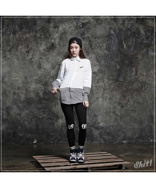 ROMANTIC CROWN（ロマンティッククラウン）の「SHIT! LONG SHIRT（その他・メンズ・STRIPE・S/M/L/XL）」の3枚目の写真