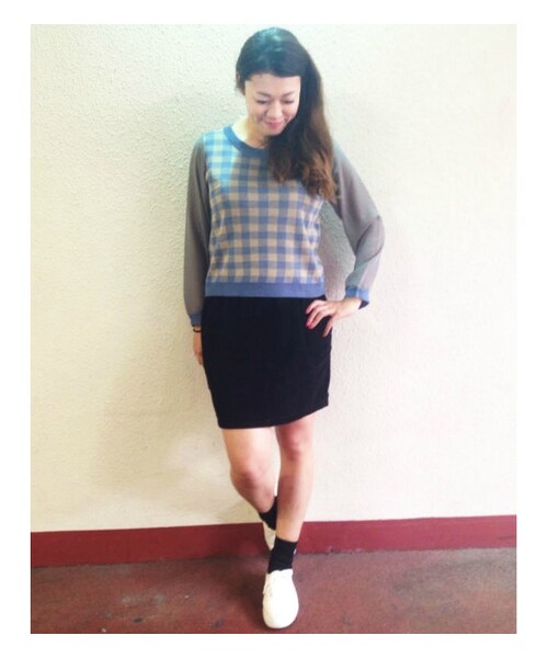 PAGEBOY（ページボーイ）の「【non-no11月号掲載】ベルト付きコーデュロイコクーンスカート（スカート・レディース・アイボリー/イエロー/グリーン/ネイビー/ラベンダー・S/M）」の16枚目の写真