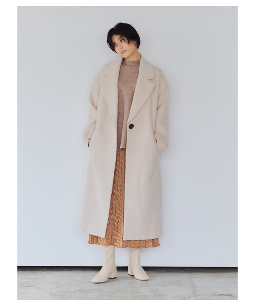 TICCA ライトベージュチェスターコート YECCA VECCA（イェッカヴェッカ）の「【Special Price】P