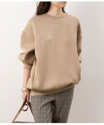VIS | 【モイストスフレタッチ】ダンボールニットコクーンプルオーバー(トップス)