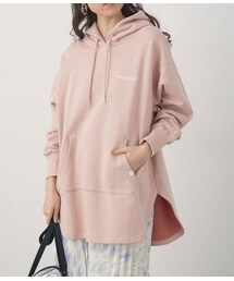 VIS | 【CONVERSE】ViS別注ロゴ刺繍スウェットパーカチュニック(トップス)