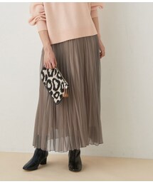 ADAM ET ROPE' | オーガンジーハリケーンプリーツスカート(スカート)