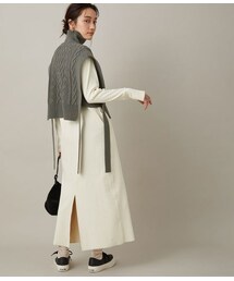 ADAM ET ROPE' | 【セットアイテム】ケーブルベストxカットワンピース(ワンピース/ドレス)