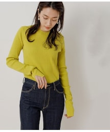 ADAM ET ROPE' | ワイドリブニットプルオーバー(トップス)