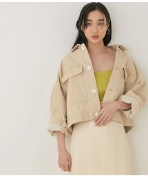 ADAM ET ROPE' | ニットベアトップ(トップス)