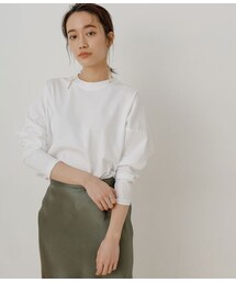 ADAM ET ROPE' | 【一部WEB限定】クルーネックコットン長袖TEE(トップス)