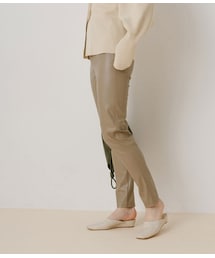 ADAM ET ROPE' | エコレザースリムパンツ(パンツ)