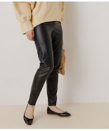 ADAM ET ROPE' | エコレザースリムパンツ(パンツ)