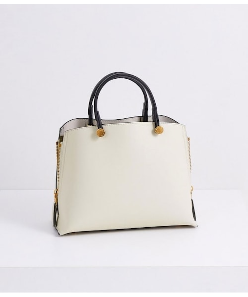 ROPE'(ロペ)の「【E'POR】【一部WEB限定】Y bag Mini(バッグ・レディース・ダークブラウン/イエロー/ブルー系/ブラウン/オフホワイト/ホワイト系2/ブラック/ベージュ・F)」の3枚目の写真