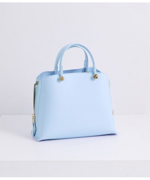 ROPE'(ロペ)の「【E'POR】【一部WEB限定】Y bag Mini(バッグ・レディース・ダークブラウン/イエロー/ブルー系/ブラウン/オフホワイト/ホワイト系2/ブラック/ベージュ・F)」の7枚目の写真