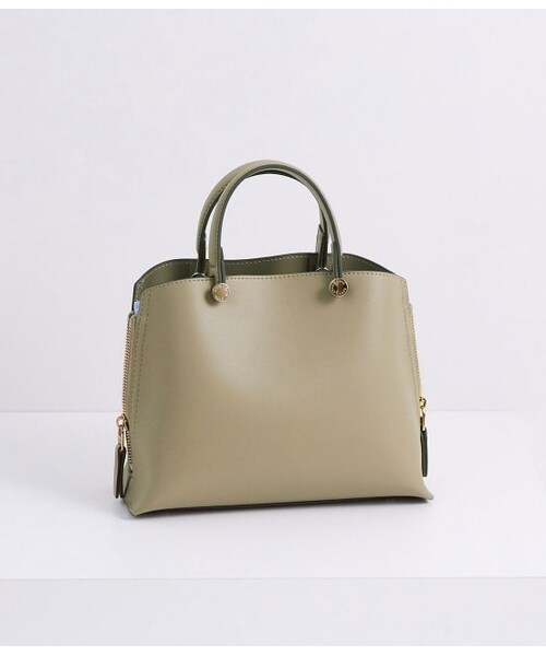 ROPE'(ロペ)の「【E'POR】【一部WEB限定】Y bag Mini(バッグ・レディース・ダークブラウン/イエロー/ブルー系/ブラウン/オフホワイト/ホワイト系2/ブラック/ベージュ・F)」の6枚目の写真