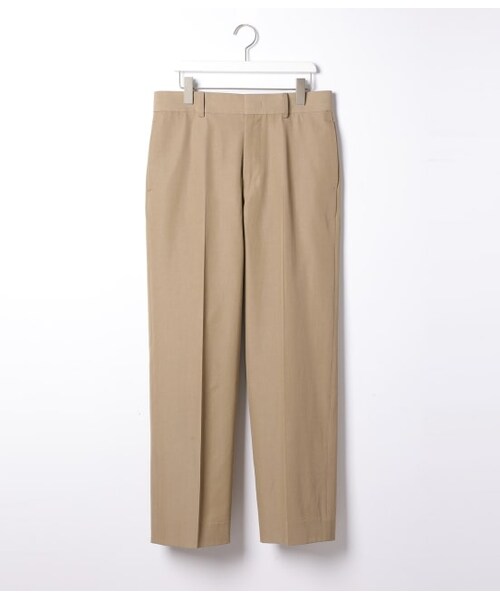 ADAM ET ROPE'(アダムエロペ)の「【NIKKE】ストレートスラックス(パンツ・メンズ・チャコール/キャメル系・M/L/S)」の2枚目の写真