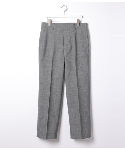 ADAM ET ROPE'(アダムエロペ)の「【NIKKE】ストレートスラックス(パンツ・メンズ・チャコール/キャメル系・M/L/S)」の1枚目の写真