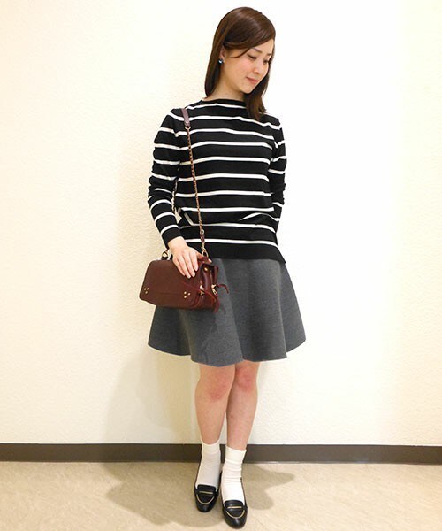 HELIOPOLE（エリオポール）の「heliopole オードリーボーダーニット  