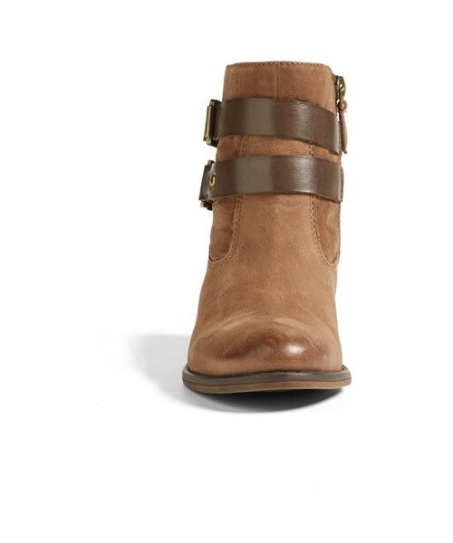 Franco Sarto (-)の「Franco Sarto 'Linden' Leather Bootie (Women)(ブーツ・レディース・Brown/Tobacco/Black・12 M/4.5 M/5.5 M/5 M/8 M/8.5 M/9 M/9.5 M/6.5 M/10 M/10.5 M/11 M/11.5 M/4 M/6 M/7 M/7.5 M)」の6枚目の写真