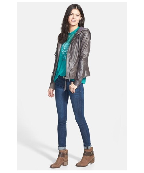 Franco Sarto (-)の「Franco Sarto 'Linden' Leather Bootie (Women)(ブーツ・レディース・Brown/Tobacco/Black・12 M/4.5 M/5.5 M/5 M/8 M/8.5 M/9 M/9.5 M/6.5 M/10 M/10.5 M/11 M/11.5 M/4 M/6 M/7 M/7.5 M)」の7枚目の写真