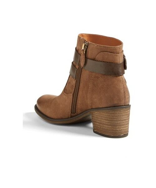Franco Sarto (-)の「Franco Sarto 'Linden' Leather Bootie (Women)(ブーツ・レディース・Brown/Tobacco/Black・12 M/4.5 M/5.5 M/5 M/8 M/8.5 M/9 M/9.5 M/6.5 M/10 M/10.5 M/11 M/11.5 M/4 M/6 M/7 M/7.5 M)」の2枚目の写真