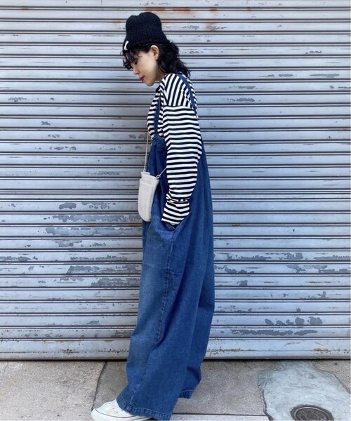 journal standard luxe ダンガリーBIGワークキュロットcolo