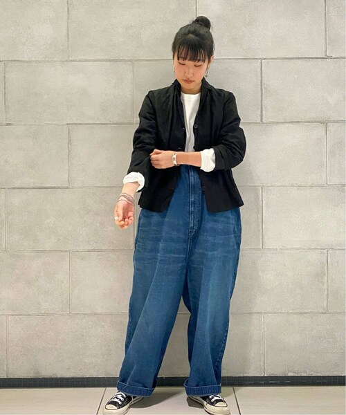 journal standard luxe ダンガリーBIGワークキュロットcolo