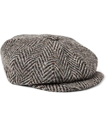 Lock & Co Hatters | Lock & Co Hatters Muirfield Wool-Tweed Flat Cap(帽子)