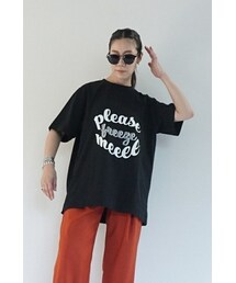 Thomas magpie | Thomas magpie ビッグTシャツ please(Tシャツ/カットソー)