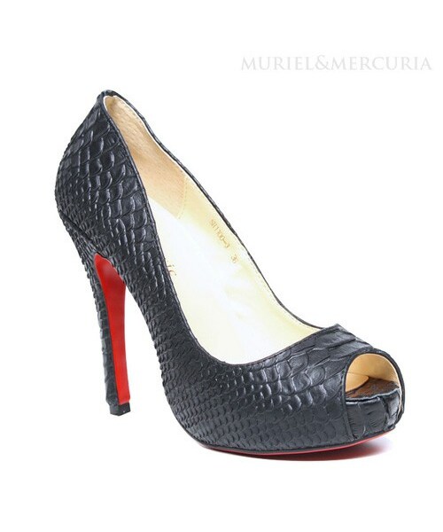 MURIEL&MERCURIA（マリエルアンドマキュリア）の「レザーオープントゥパンプス（パンプス・レディース・GRAY/BEIGE/BLACK・36/38）」の2枚目の写真