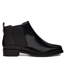 asos | ASOS AMSTERDAM Leather Chelsea Ankle Boots - Black(ブーツ)