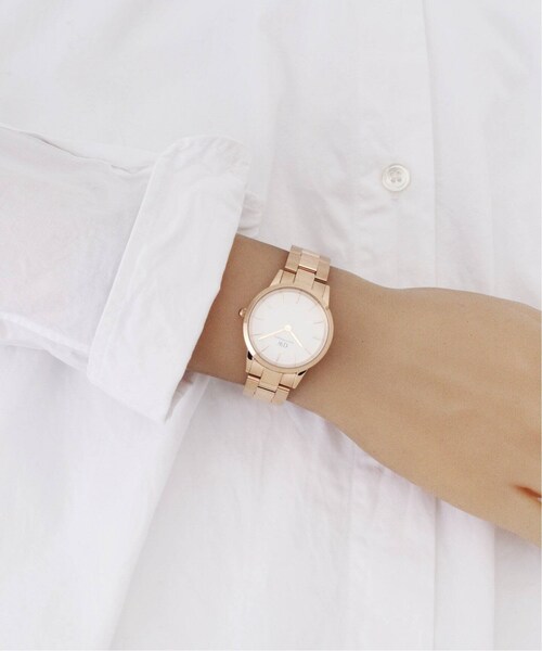 HIROB（ヒロブ）の「DW00100211 ICONIC LINK 32RG White【 ウォッチ 】（腕時計・ピンク/フリー/(063)/残り3点）」の7枚目の写真