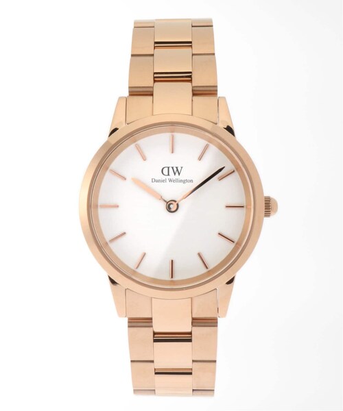 HIROB（ヒロブ）の「DW00100211 ICONIC LINK 32RG White【 ウォッチ 】（腕時計・ピンク/フリー/(063)/残り3点）」の2枚目の写真