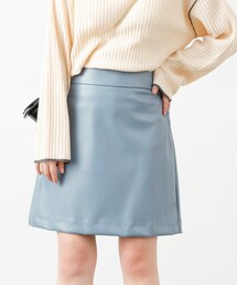 COLONY 2139（コロニートゥーワンスリーナイン）の「サステナビリティレザーミニスカート(セットアップ可)（スカート）」