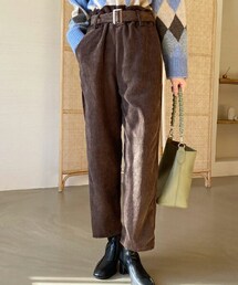 DHOLIC | ベルト付コーデュロイパンツ(その他パンツ)