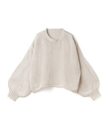 GRL | ラウンドヘムショート丈ニットトップス(ニット/セーター)