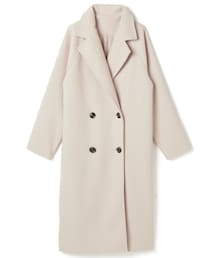 GRL（グレイル）の「ベーシックダブルロングコート（チェスターコート・レディース）」