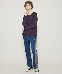 Needles IN182 Narrow トラックパンツ Needles（ニードルス）の「ナロートラックパンツポリメッシュ