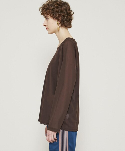 Needles（ニードルス）の「ロングスリーブUネックTポリメッシュ(IN212