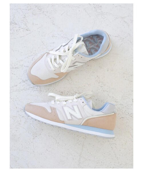 earth music&ecology（アースミュージックアンドエコロジー）の「【先行予約】newbalance×earth WL373（シューズ・ベージュ・23cm/5cm/24cm/25cm）」の2枚目の写真