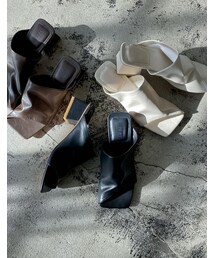Re:EDIT（リエディ）の「【先行予約受注】[2021S/S PRE ORDER]アシンメトリートングサンダル（シューズ・レディース）」