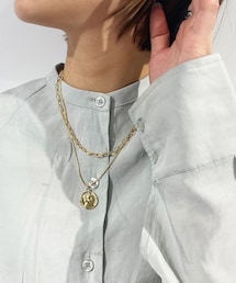 Lattice | ヴィンテージ風  2連コインネックレス(ネックレス)