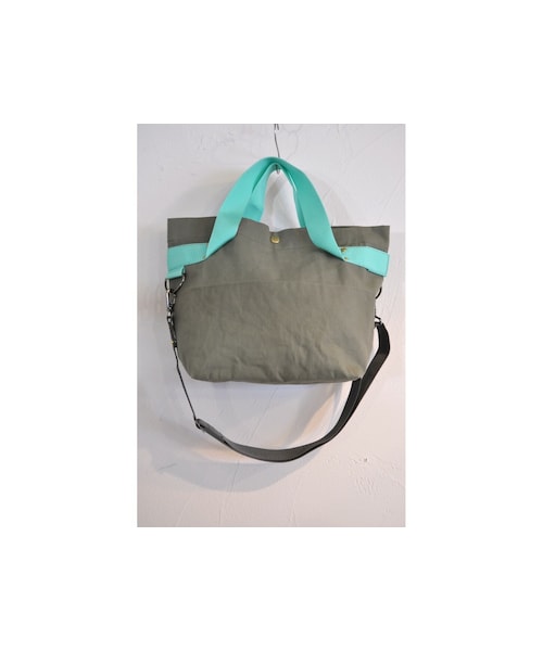 sandglass（サンドグラス）の「2wayダッフルバッグ（ショルダーバッグ・レディース・その他/イエロー/グリーン/オレンジ・one）」の2枚目の写真