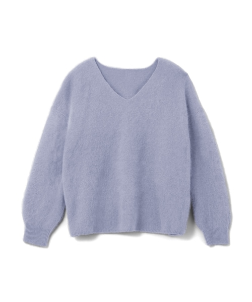 THE TOE シャギーニットトップス　Vネック Pigalle shaggy Vneck knit – THE TOÉ