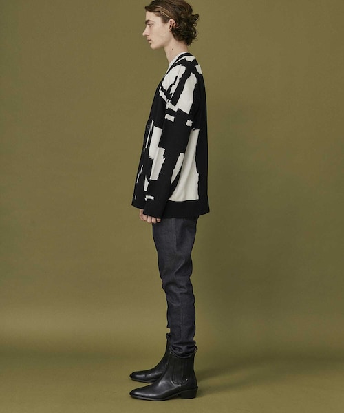 SHAREEF（シャリーフ）の「STUDIOUS別注 SMOKE CARDIGAN（その他・メンズ・BLACK/SAX BLUE/PURPLE・1/2）」の20枚目の写真