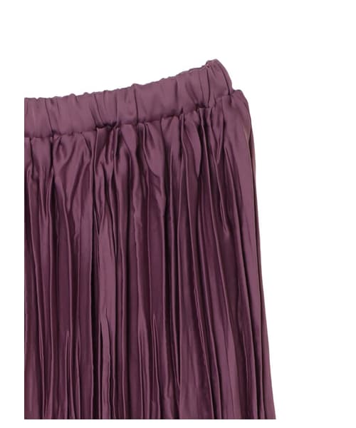 AMERICAN HOLIC（アメリカンホリック）の「切り替えワッシャーティアードプリーツスカート（スカート・ライトグレー/ブラック/ベージュ/カーキ/パープル・M/L）」の4枚目の写真