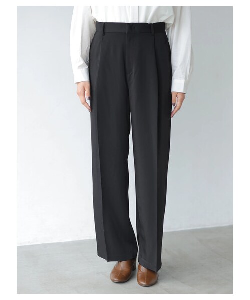 AMERICAN HOLIC（アメリカンホリック）の「センタープレスワイドパンツ（パンツ・ライトグレー/ブラック/ライトグリーン・S/M/L）」の10枚目の写真