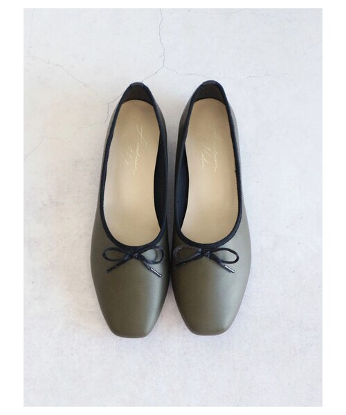 AMERICAN HOLIC（アメリカンホリック）の「【先行予約】ふっくらクッション甲深バレエシューズ（シューズ・アイボリー/シルバー/ブラック/ゴールド/カーキ・S/M/L）」の9枚目の写真