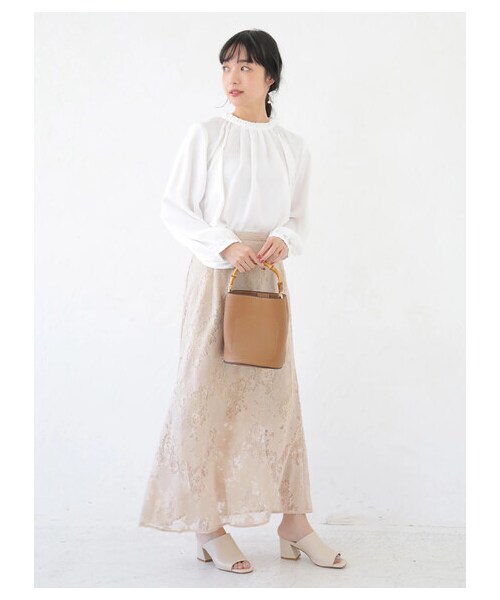 earth music&ecology（アースミュージックアンドエコロジー）の「【先行予約】ORiental TRaffic ミュール（シューズ・アイボリー/グリーン/パイソン・S/M/L）」の8枚目の写真