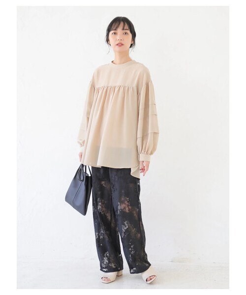 earth music&ecology（アースミュージックアンドエコロジー）の「【先行予約】ORiental TRaffic ミュール（シューズ・アイボリー/グリーン/パイソン・S/M/L）」の6枚目の写真