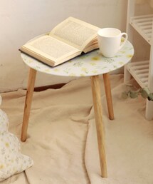 salut!（サリュ!）の「【FLEUR】ガラステーブル（家具）」