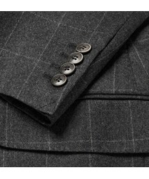 ★カシミヤ混★ HACKETT Mayfair テーラードジャケット 紺 XL men-jacket-black-